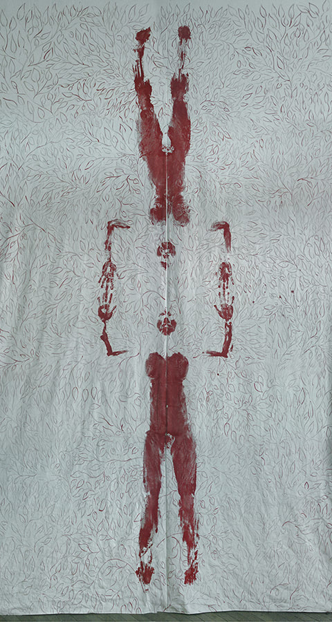 Body prints, drawing